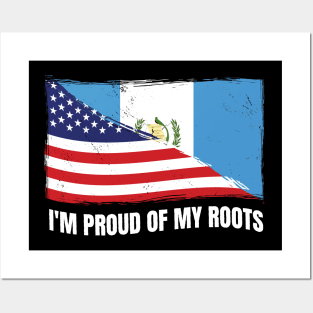 Proud Guatemala Flag, Republica Guatemalan gift heritage, Guatemalan girl Boy Friend Guatemalteco Chapina Posters and Art